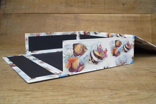 Schachtel Fische, handgemachte Box